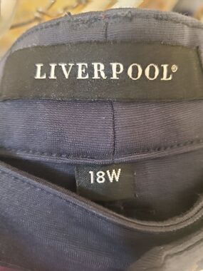Liverpool Navy Women's Stretch Trousers